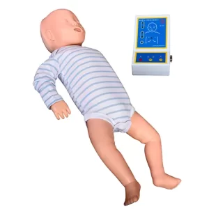 COL 1416 - Manequim Bebê, Simulador para Treino de RCP com Painel